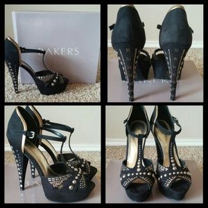 Stud Platform Heels
