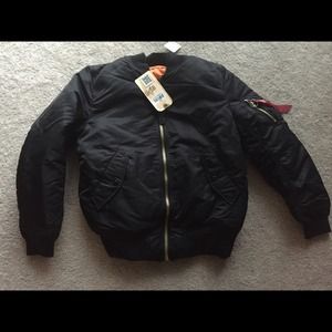 Black Urban Outfitters Bomber