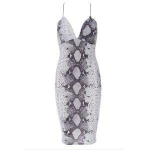 Snake skin dress