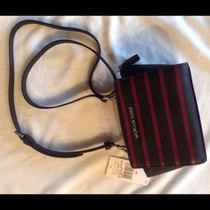 Michael Kors Selma Stripe Saffiano Messenger
