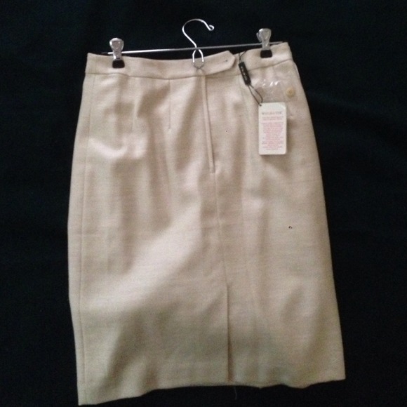 Wool work skirt