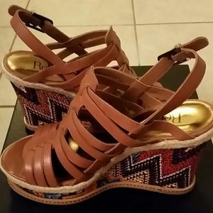 Reba  Samantha Espada Wedges Sandals