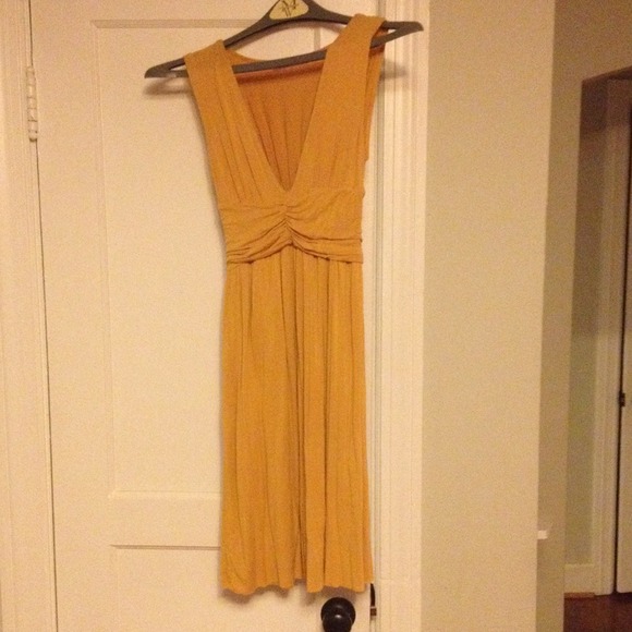 Mustard yellow dress