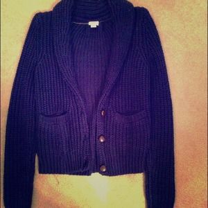 Target Knitted Navy Cardigan
