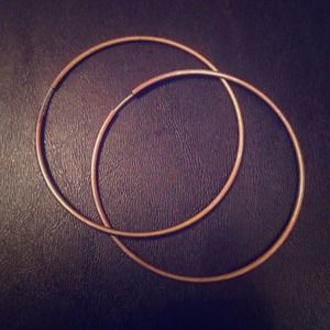 Bronze hoops