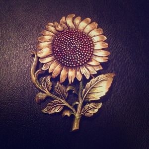 Sun flower broach