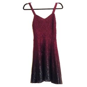 Free People purple lace dress