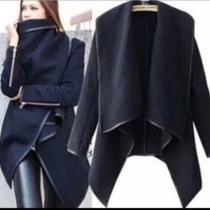 Navy Wrap Jacket 😍