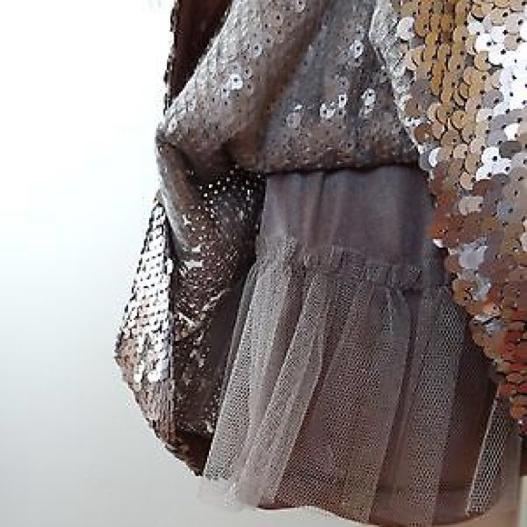 Gold Bebe sequin dress. Size small. NWT. New Years - Picture 3 of 4