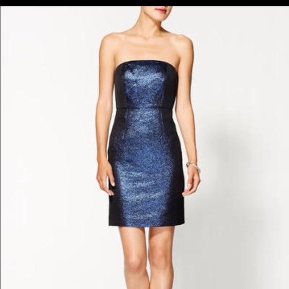 Tibi Dresses & Skirts - Navy tibi dress 🎉closet sale🎉 cocktail sparkle