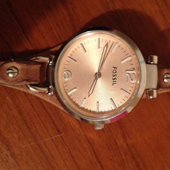 Fossil Women's Georgia Sand Leather Watch