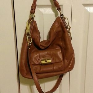 Leather Coach Handbag