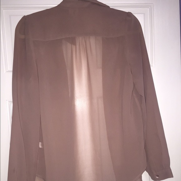 Sheer button up - Picture 2 of 2
