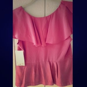 Silk pink blouse
