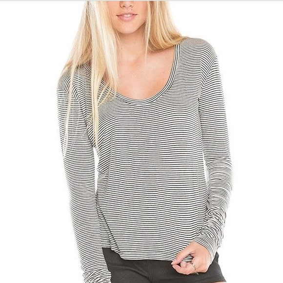 Brandy Melville Striped Farrah Top