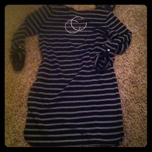 Sweatshirt Dress will fit Sm/Med too.