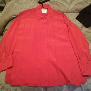 Vintage botton down blouse from france