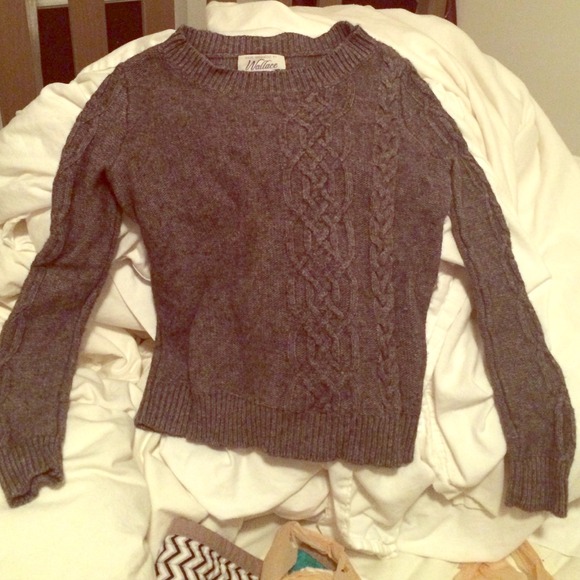Thick grey sweater