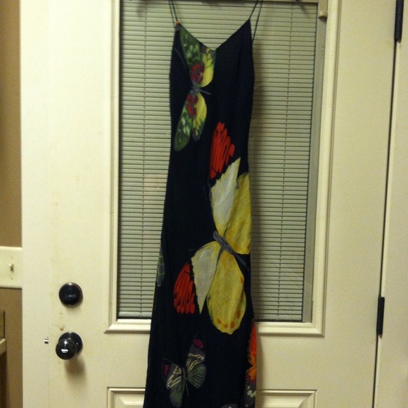 MANNEQUINES 100% SILK DRESS!! PROM OR PARTY DRESS - Picture 1 of 3