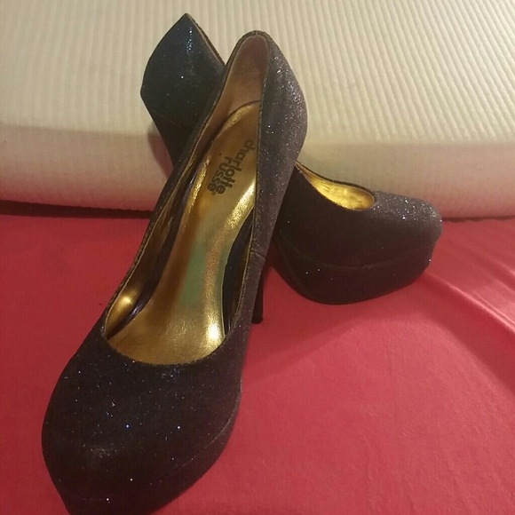 Navy blue Charlotte Russe Platforms
