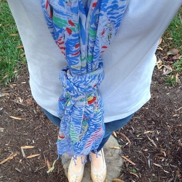 Lilly Pulitzer Sailboat Murfee Scarf