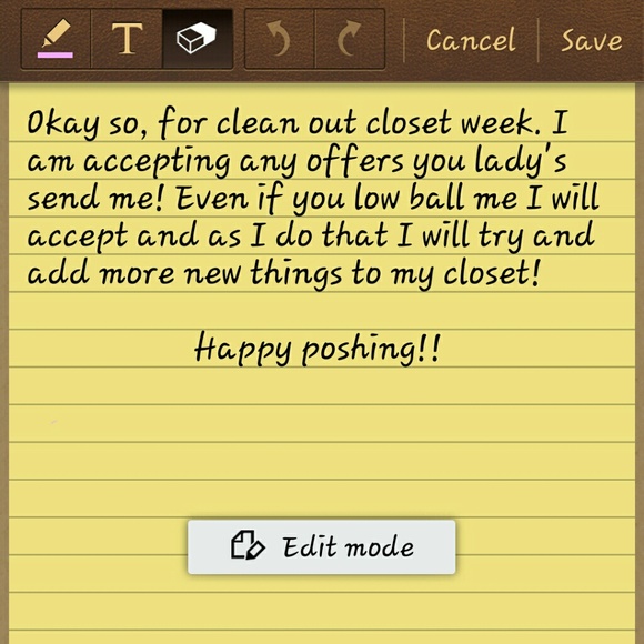 Everything in my closet
