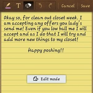 Everything in my closet