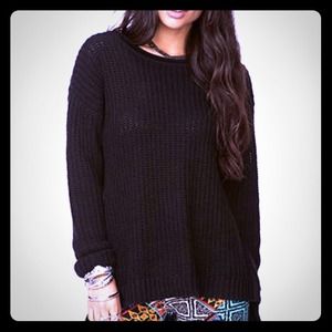 Oversized Open knit sweater