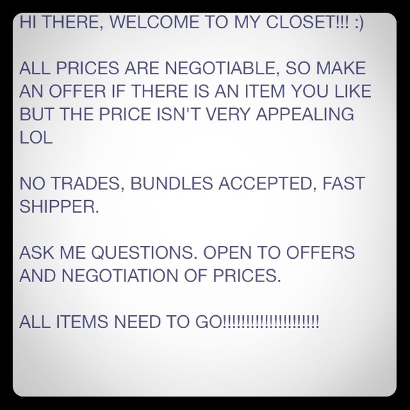 Closet Description :)