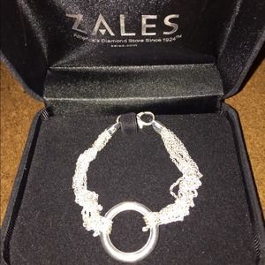 Zales silver bracelet