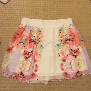 Floral Printed Skirt
