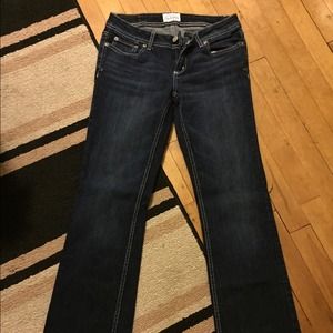 Dark denim jeans
