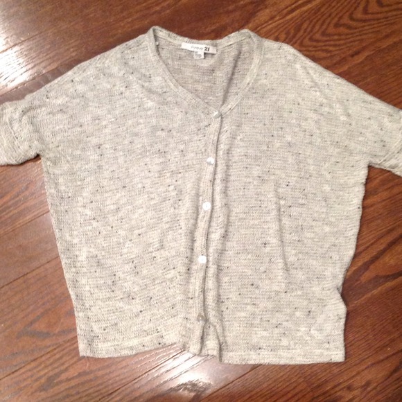 Forever 21 Sweaters - Grey and Black Cardigan