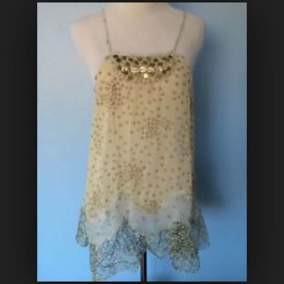 Free People sheer tank top
