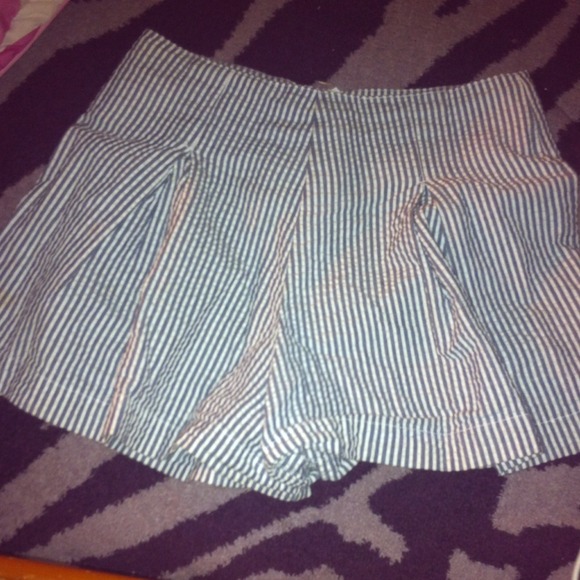 stripped American apparel shorts