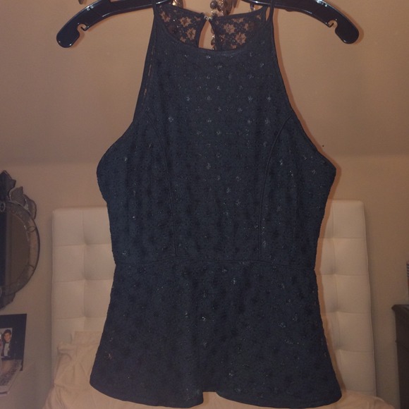 Black lace top