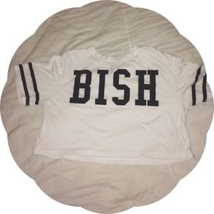 Pacsun crop top 'Bish'