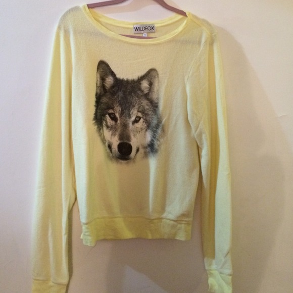 Yellow wildfox jumper