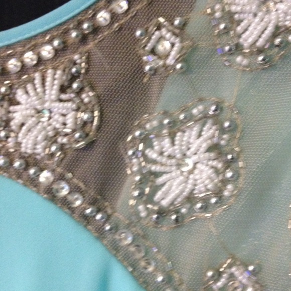 Teal dress - Picture 2 of 4