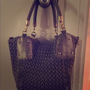 Big Buddah Pewter handbag