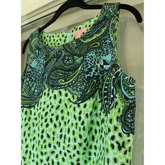 Lilly Cheetah Shift Dress NWOT - Picture 2 of 4