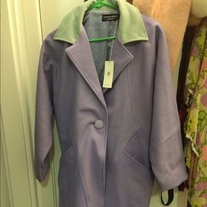 American apparel-unisex Long Wool Coat, one size