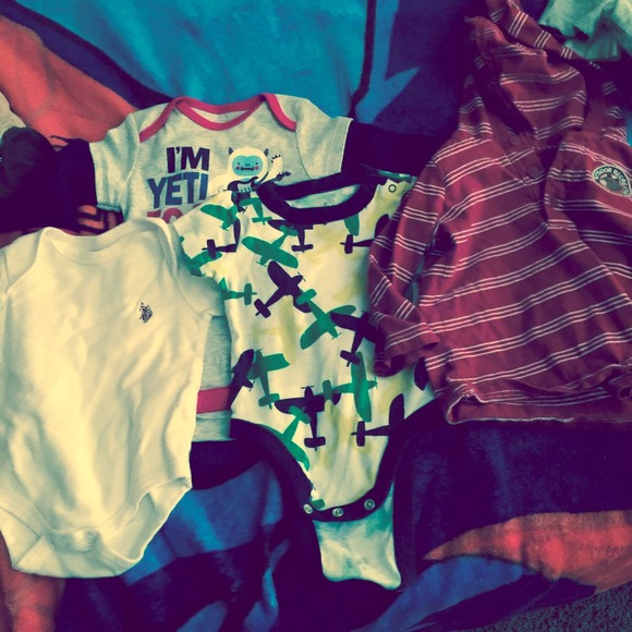 3-9 months old navy, children's place, polo bundle - Picture 1 of 1