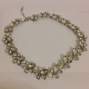 Rhinestone embellished necklace