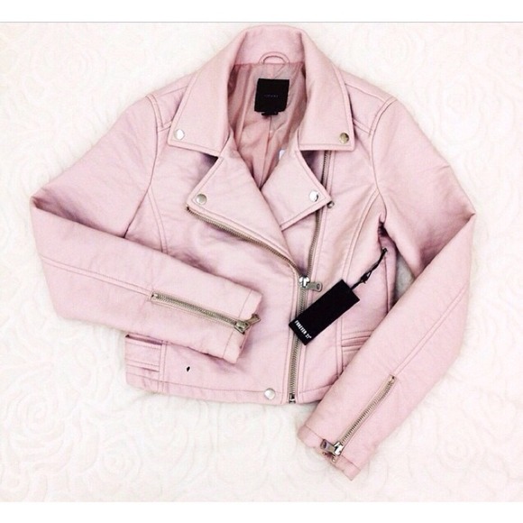 Jackets & Blazers - Sale ends 9/25🎀Pastel Pink Leather Jacket