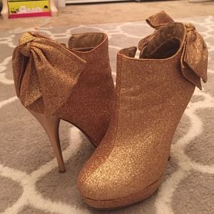 Glitter booties