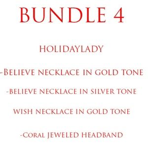 bundle of four items for holidaylady