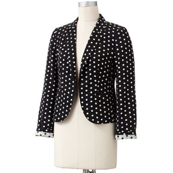 ⭐️️SOLD in Bundle ⭐️ Polka Dot Blazer