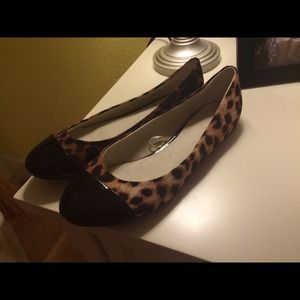Cheetah print flats