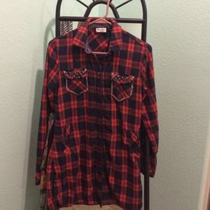 Miss me flannel (long)